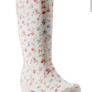 LoveShackFancy x Hunter Floral Print Women's Rain Boots BRAND NEW WITH TAGS